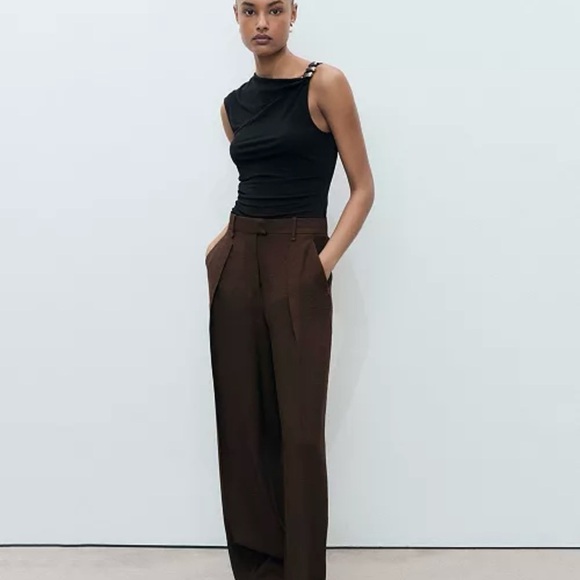 NWT MANGO
Women's Wide Leg Pleated Pants - Picture 5 of 8